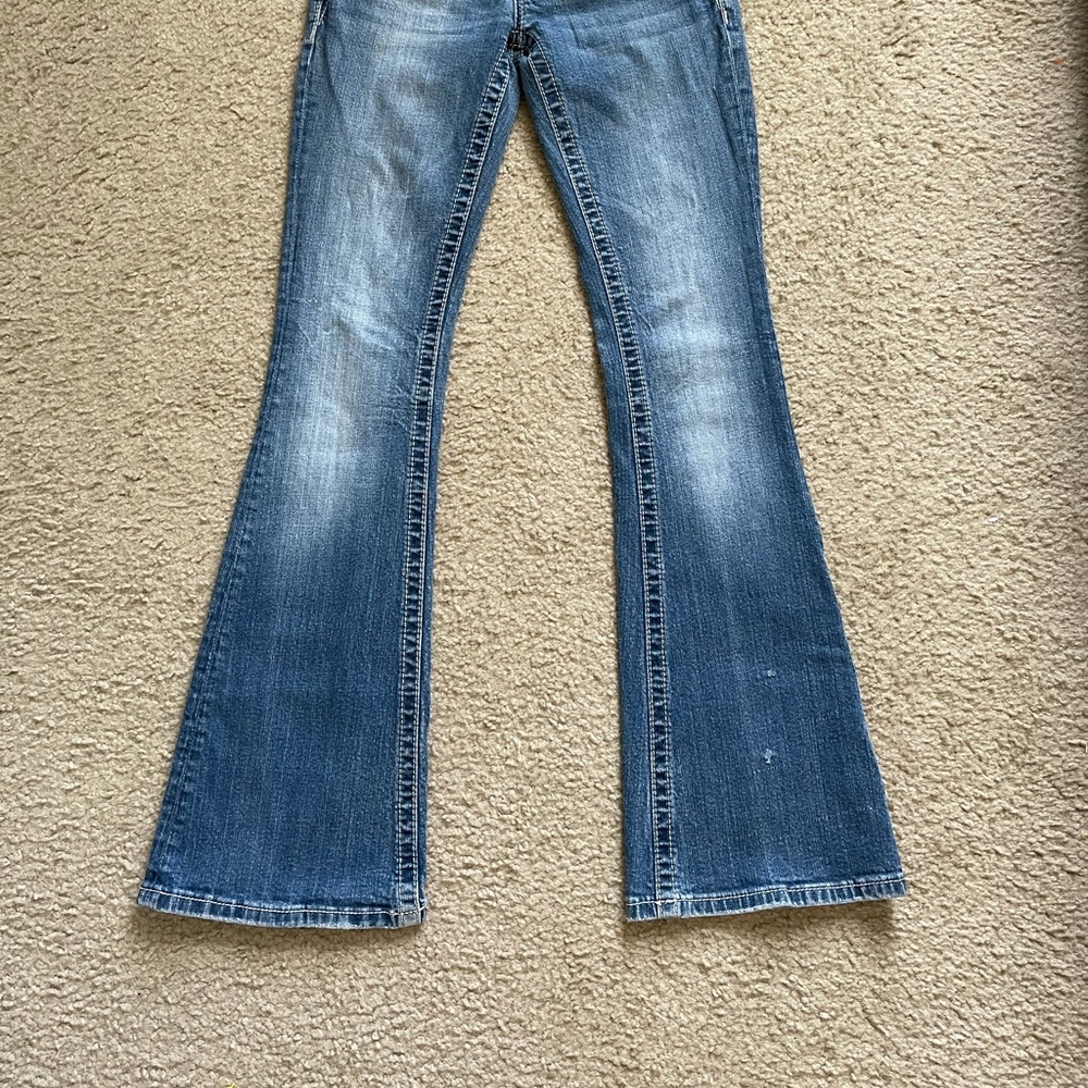 Miss Me Flare Leg Jeans - Picture 5 of 7
